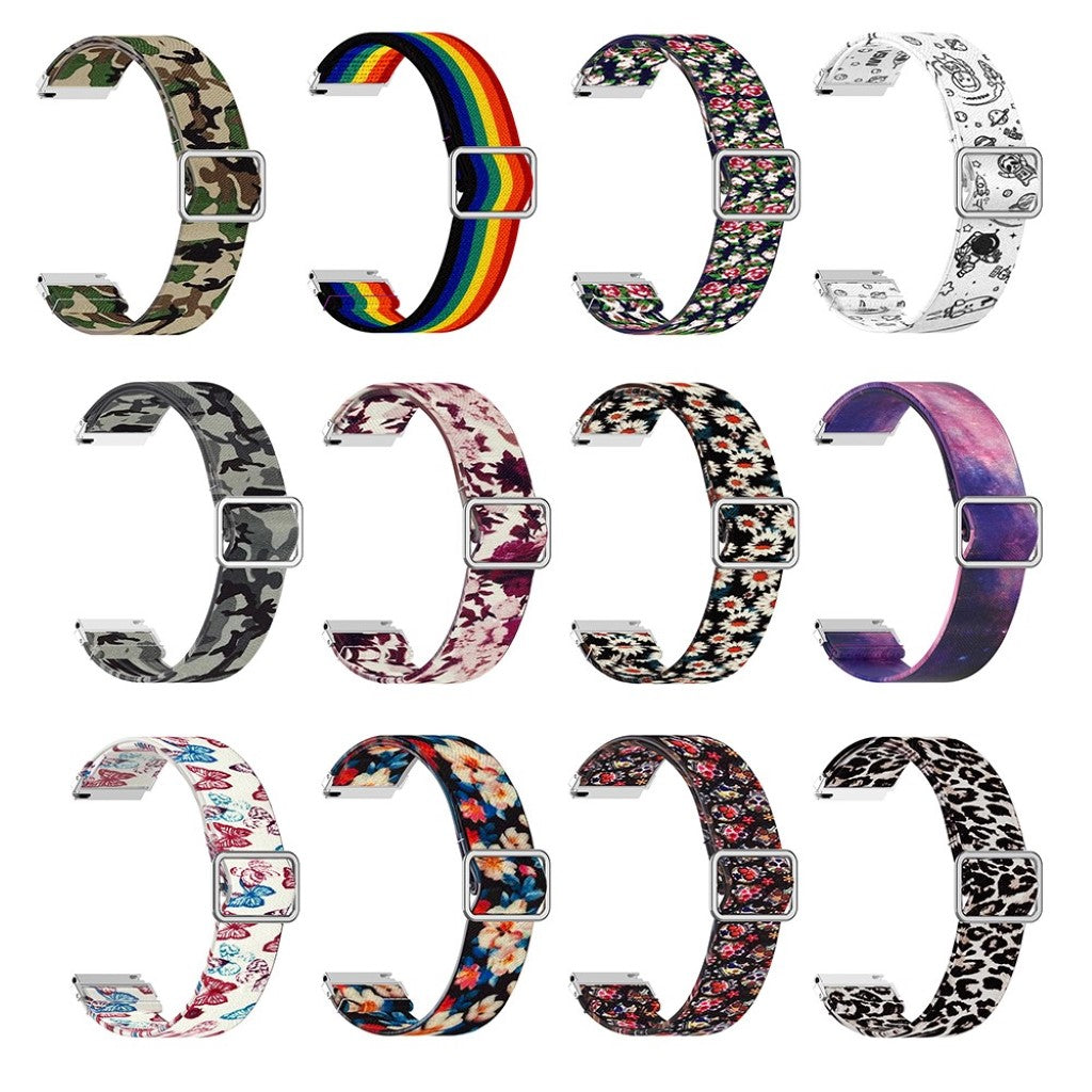 Mega kønt Universal Nylon Rem - Hvid#serie_12