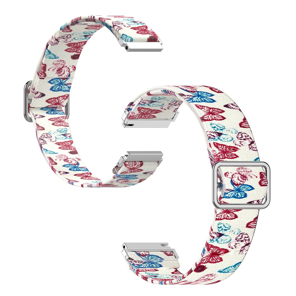 22mm Universal cool pattern watch band - Colorful Butterflies#serie_5