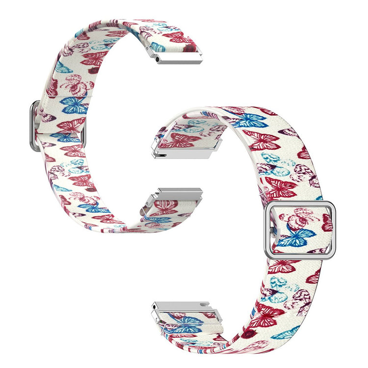 22mm Universal cool pattern watch band - Colorful Butterflies#serie_5