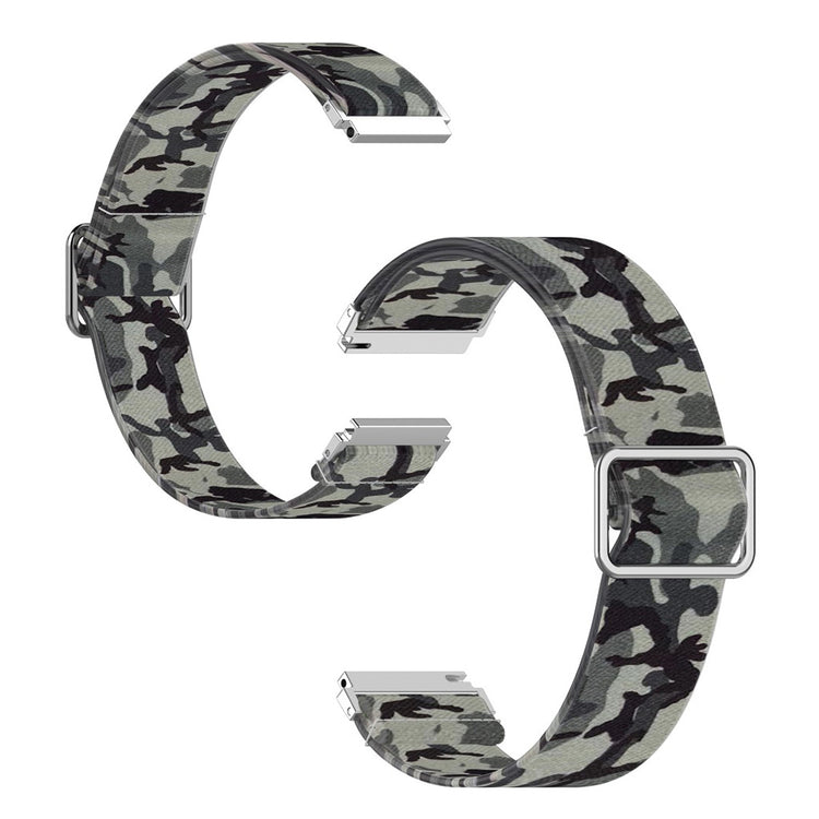 22mm Universal cool pattern watch band - Camouflage Grey#serie_8
