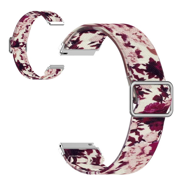 20mm Universal pattern printing nylon watch band - Peony#serie_10