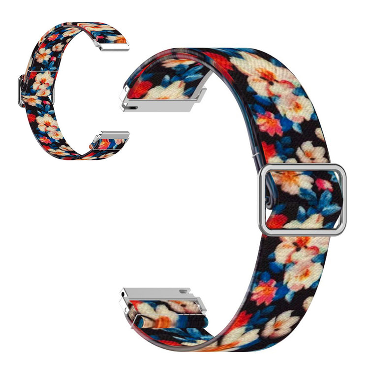 20mm Universal pattern printing nylon watch band - Rhododendron#serie_4