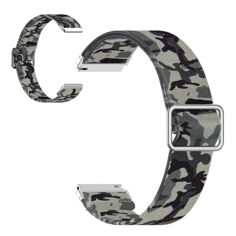 20mm Universal pattern printing nylon watch band - Camouflage Grey#serie_8
