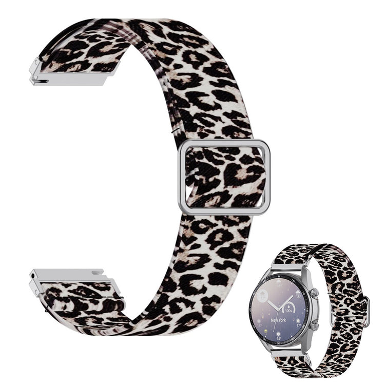 22mm Universal pattern printing nylon watch band - Leopard Print#serie_1