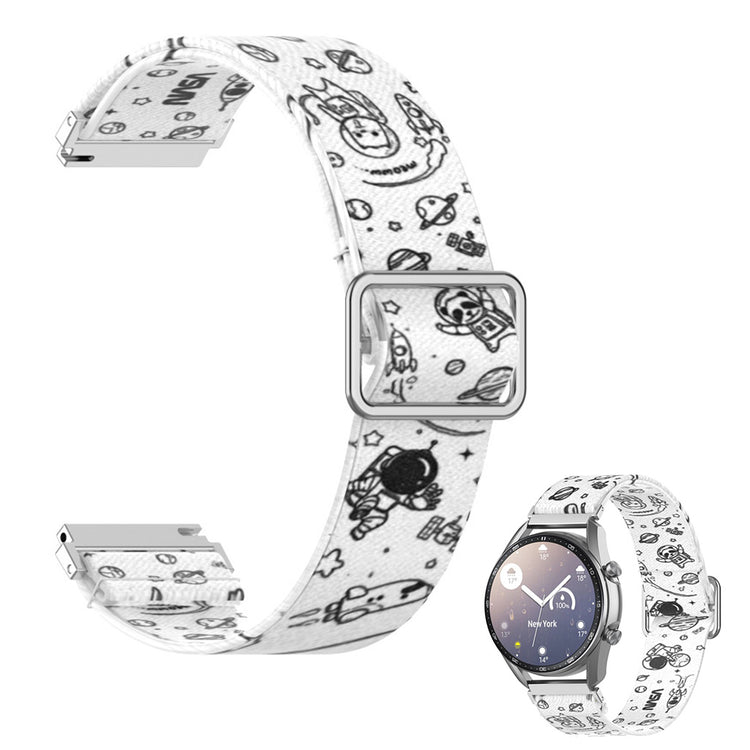 22mm Universal pattern printing nylon watch band - Universe#serie_12