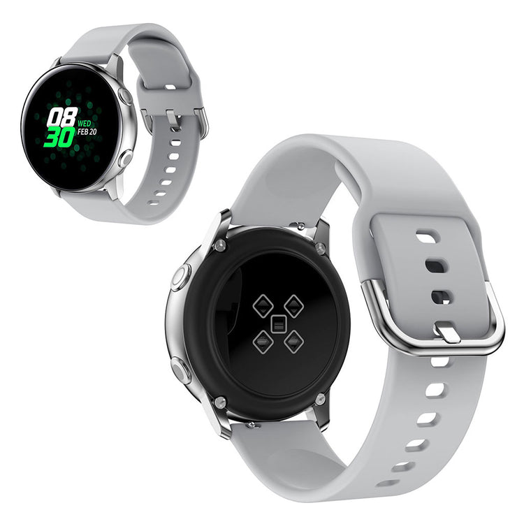 20mm Universal silicone watch band - Grey#serie_3