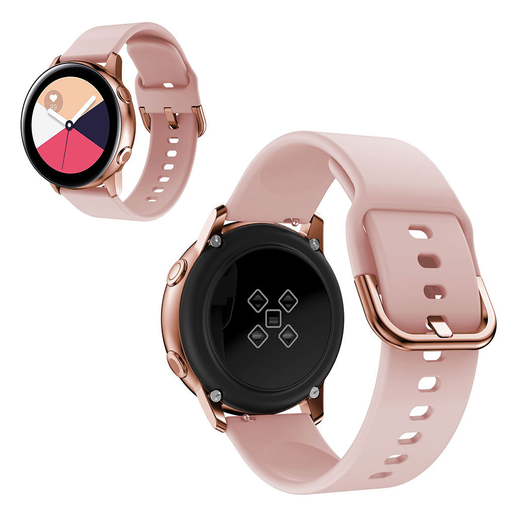 20mm Universal silicone watch band - Pink#serie_5