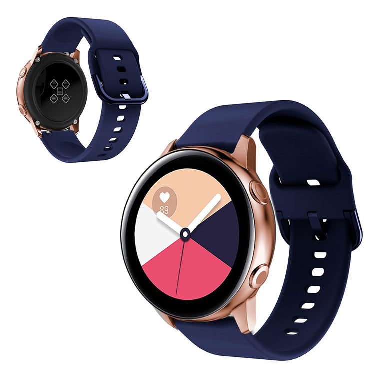 22mm Universal simple silicone watch band - Midnight Blue#serie_10