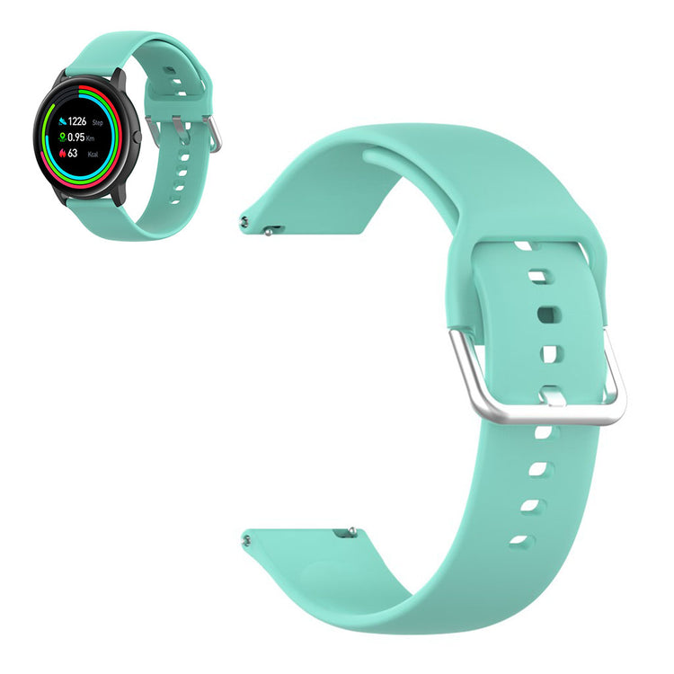22mm Universal silicone sports watch band - Light Green / Size: S#serie_10