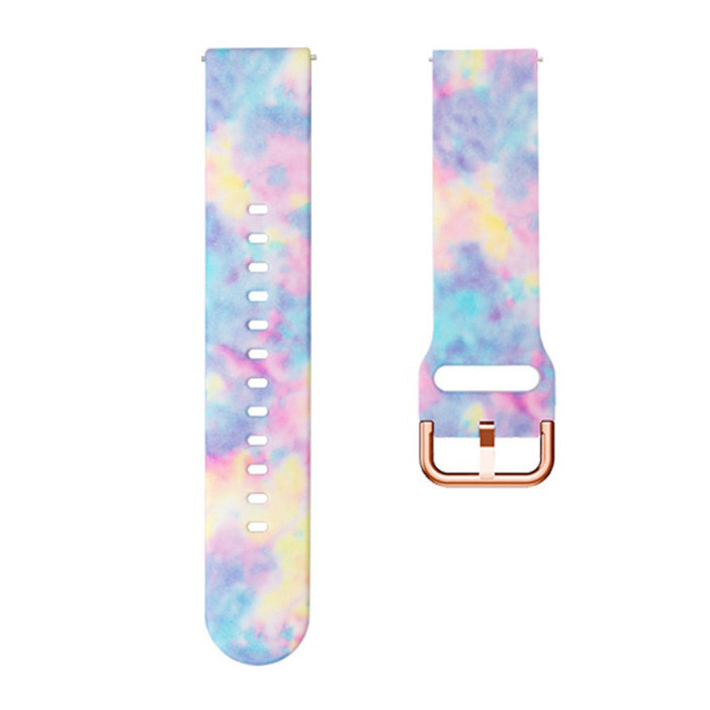 22mm Universal cool pattern silicone watch strap - Candy Color#serie_25