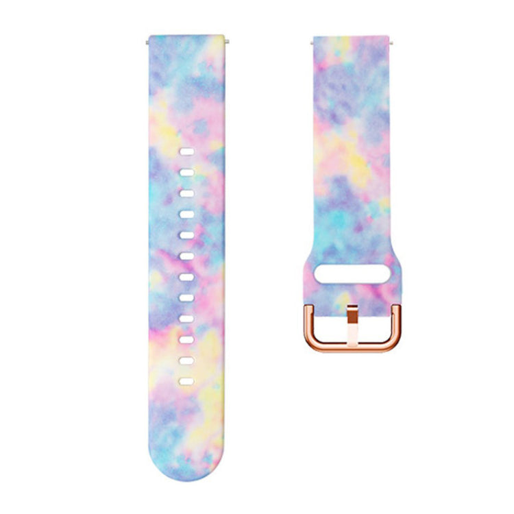 22mm Universal cool pattern silicone watch strap - Candy Color#serie_25