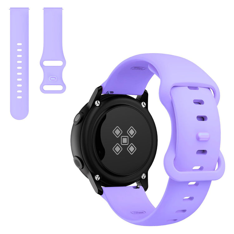 22mm Universal simple silicone watch strap - Purple#serie_10