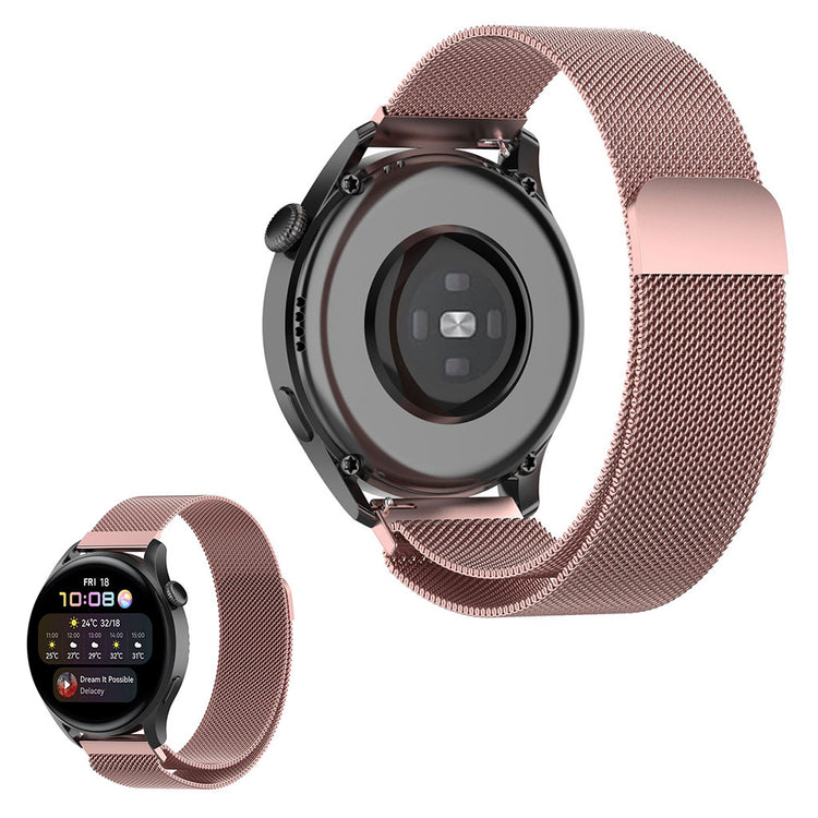 22mm Universal stainless steel watch strap - Rose Pink#serie_2