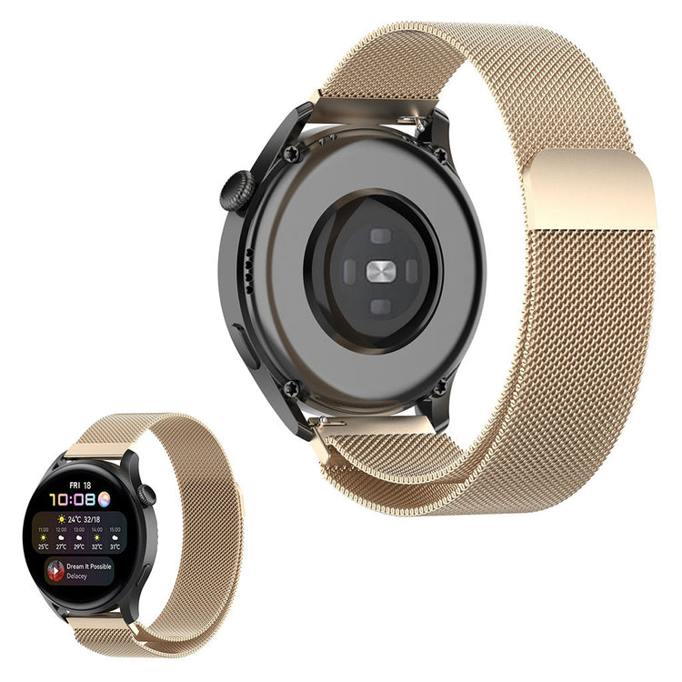 22mm Universal stainless steel watch strap - Champagne#serie_5