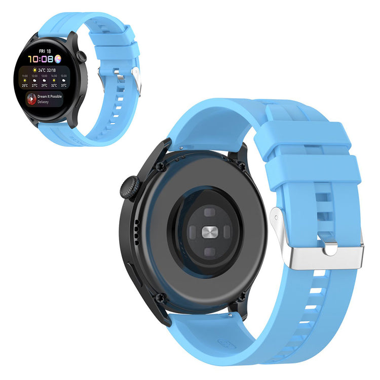 22mm Universal silicone watch strap - Sky Blue#serie_13