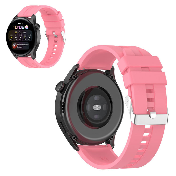 22mm Universal silicone watch strap - Pink#serie_5