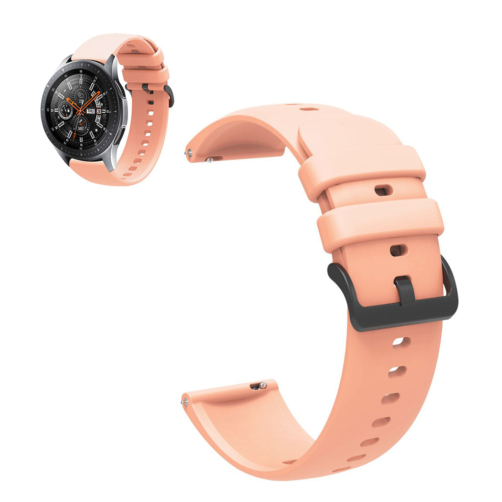 22mm Universal sporty silicone watch strap - Pink#serie_3