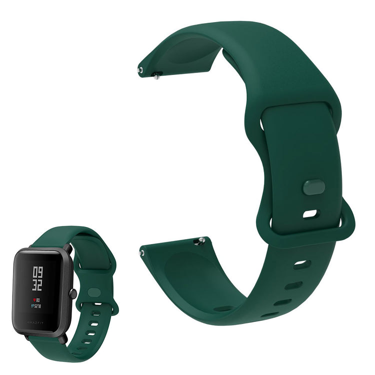 Universal simple silicone watch strap - Dark Green#serie_7