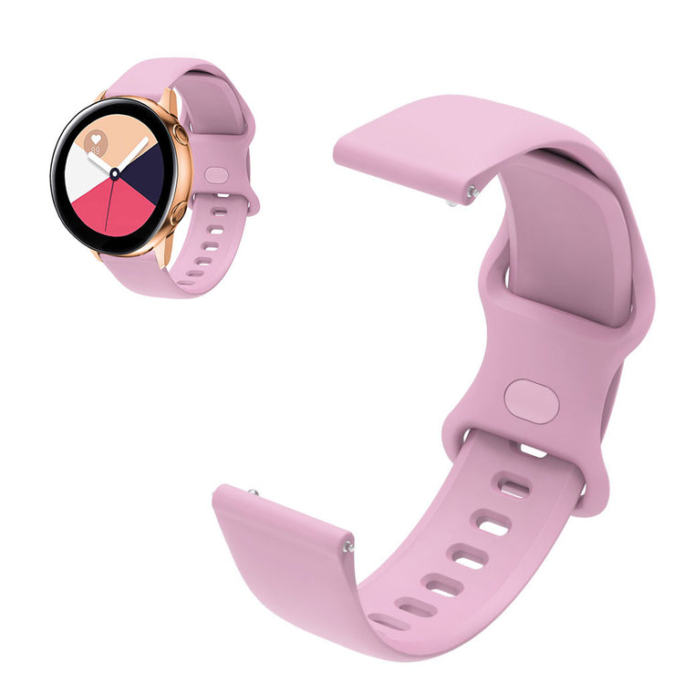 22mm Universal sport silicone watch strap - Pink#serie_7