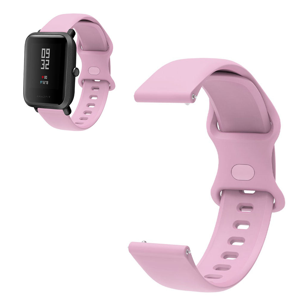 22mm Universal comfortable silicone watch strap - Light Purple#serie_3