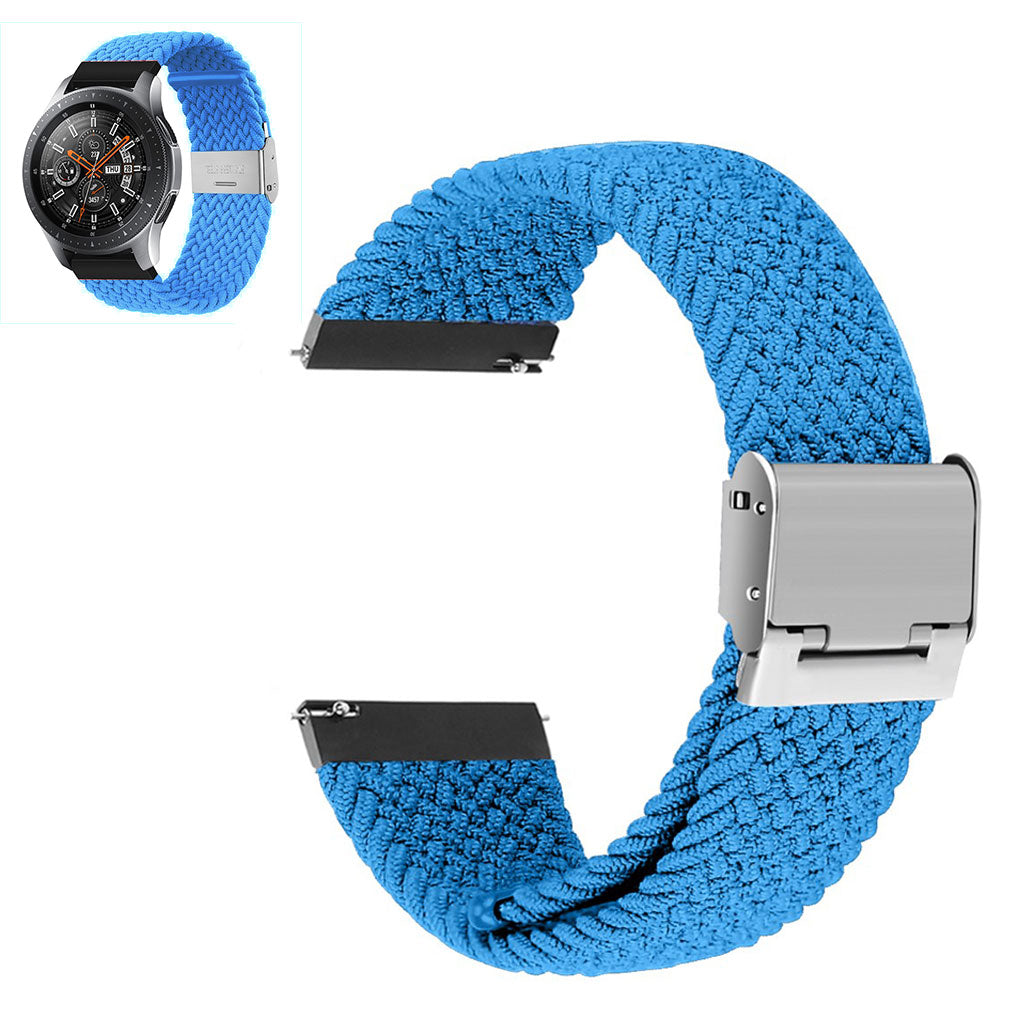 20mm Universal elastic nylon watch strap - Sky Blue#serie_20