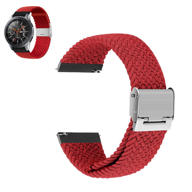 20mm Universal elastic nylon watch strap - Red#serie_9
