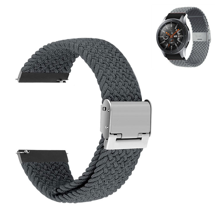 22mm Universal elastic nylon watch strap - Grey#serie_10
