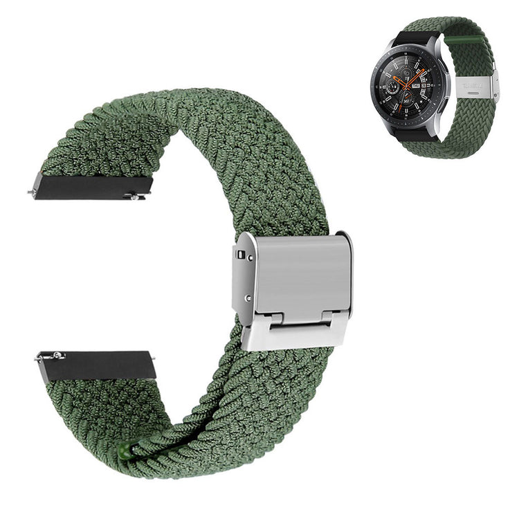 22mm Universal elastic nylon watch strap - Green#serie_14
