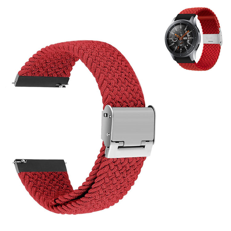 22mm Universal elastic nylon watch strap - Red#serie_9