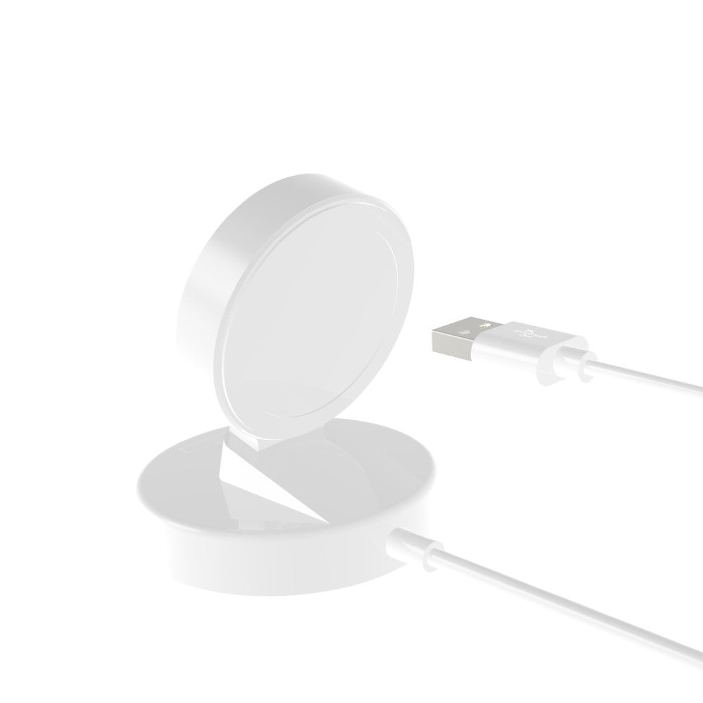 Plastik Universal Smartwatch   Opladningskabel - Hvid#serie_2