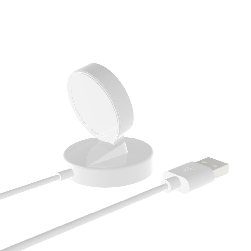 Plastik Universal Smartwatch Opladningskabel - Hvid#serie_2