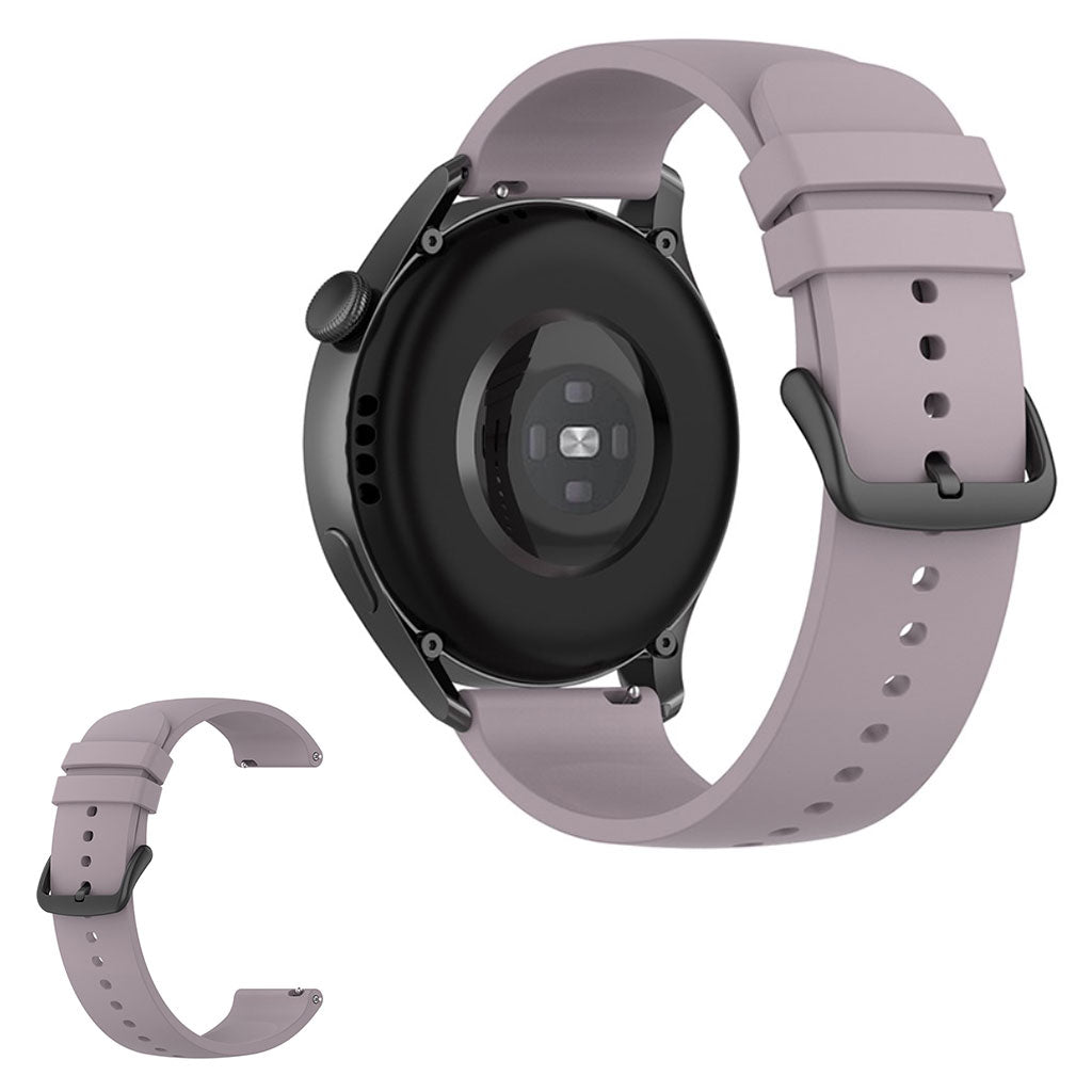 22mm Universal simple watch strap - Light Purple#serie_8