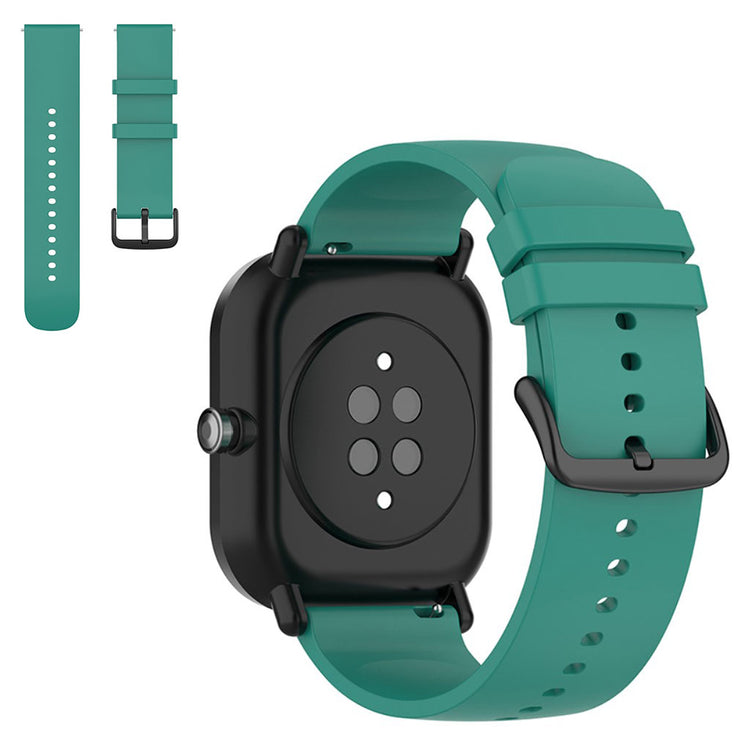 20mm Universal silicone replacement watch strap - Dark Green#serie_11