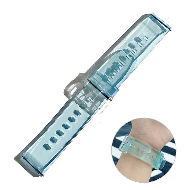 20mm Universal lovely transparent style watch strap - Green#serie_4