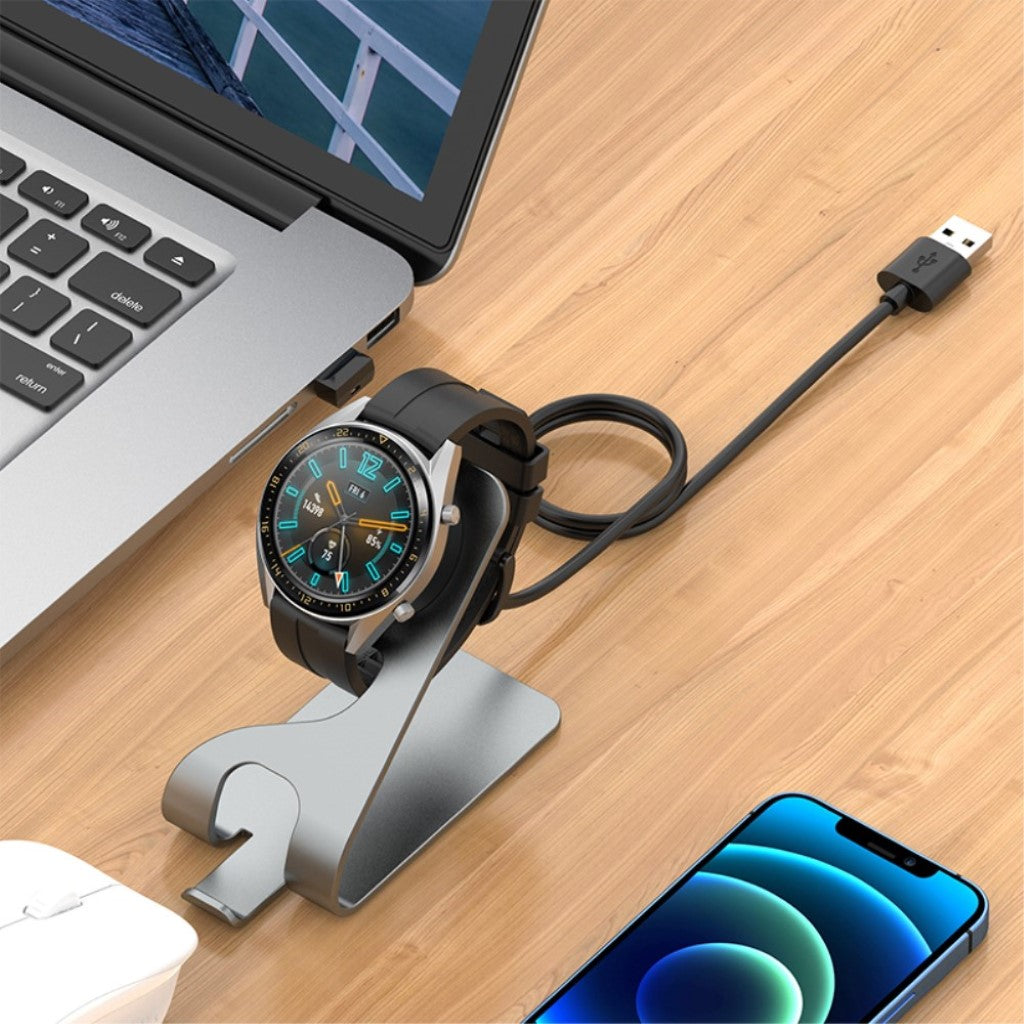 Metal Universal Smartwatch   Ladestation - Sølv#serie_2