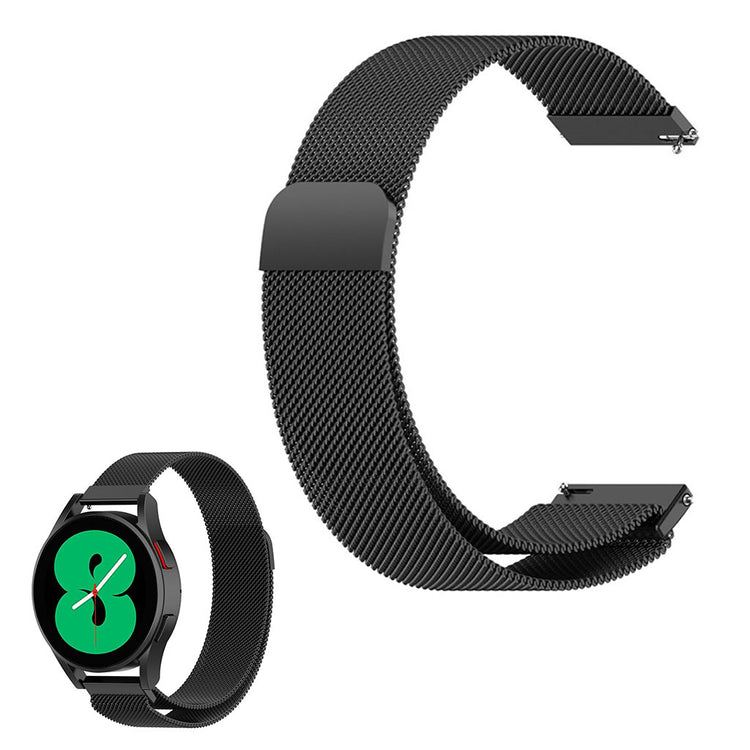 20mm Universal simple stainless steel watch strap - Black#serie_1