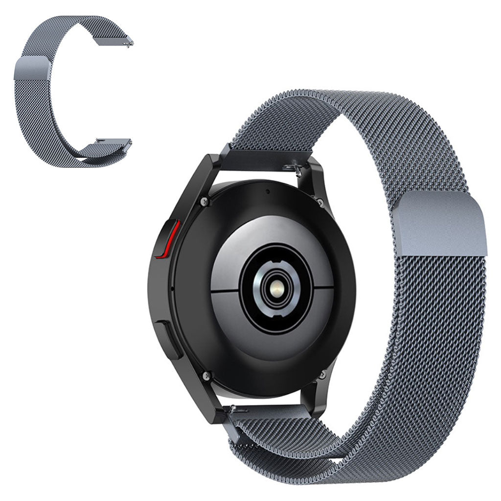 20mm Universal simple stainless steel watch strap - Grey#serie_3