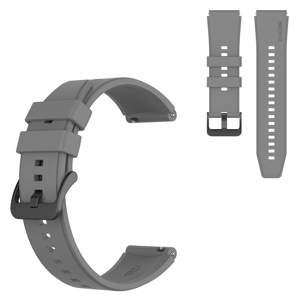 22mm Universal silicone watch strap - Grey#serie_3