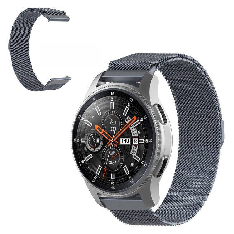 Universal milanese stainless steel watch band - Grey#serie_3