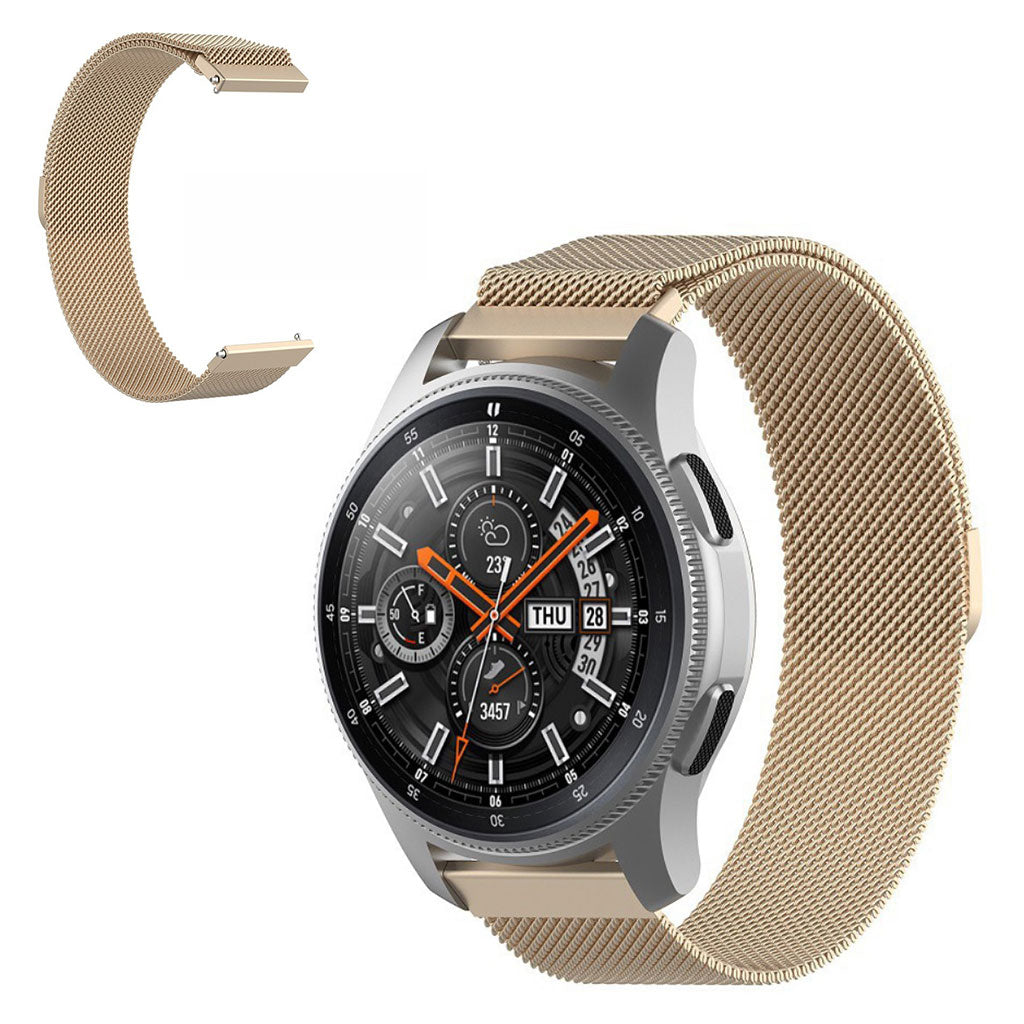 Universal milanese stainless steel watch band - Champagne Gold#serie_7