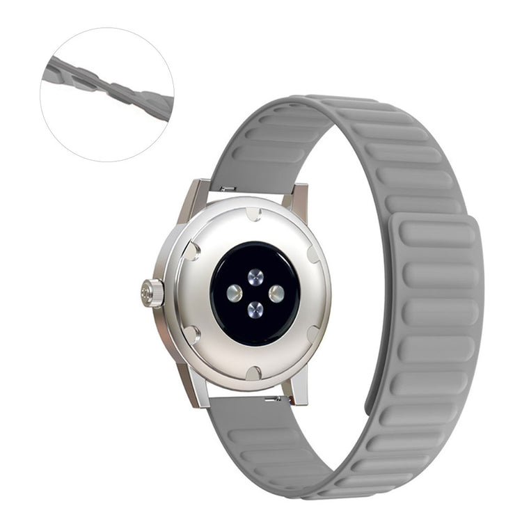 20mm Universal flexible silicone watch strap - Grey#serie_4