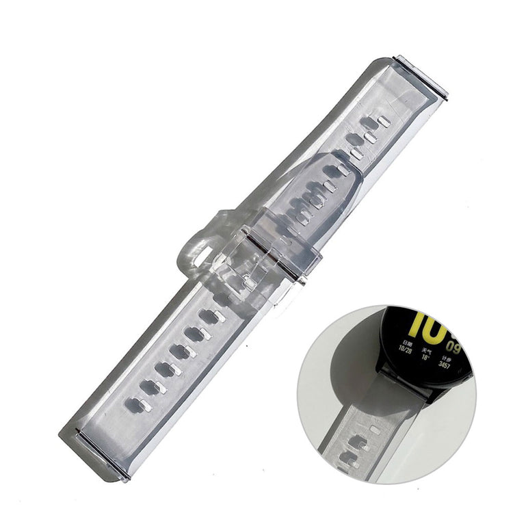 22mm Universal lovely transparent style watch strap - Grey#serie_1