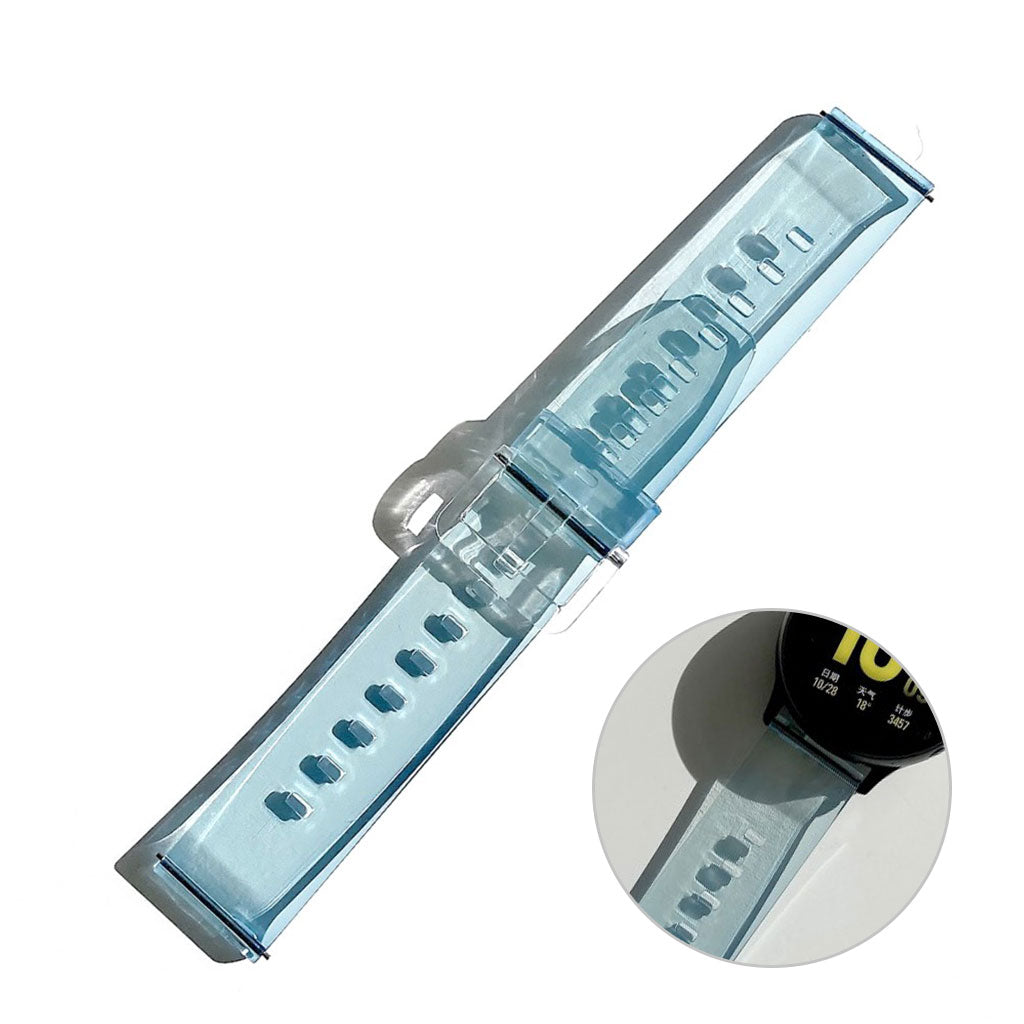 22mm Universal lovely transparent style watch strap - Green#serie_4