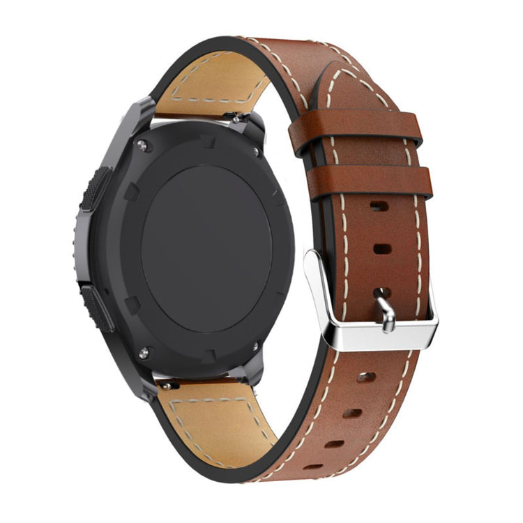 20mm Universal leather watch strap - Brown#serie_1