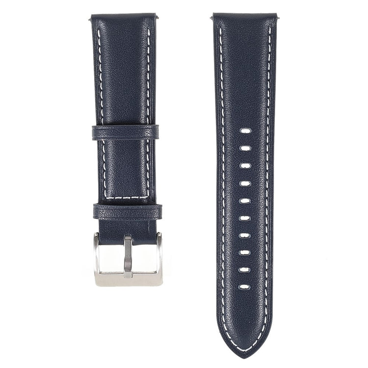 22m Universal quick release genuine leather watch strap - Blue#serie_1