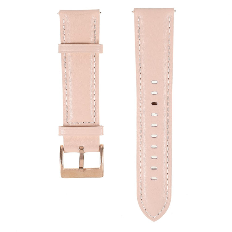 22m Universal quick release genuine leather watch strap - Light Pink#serie_10