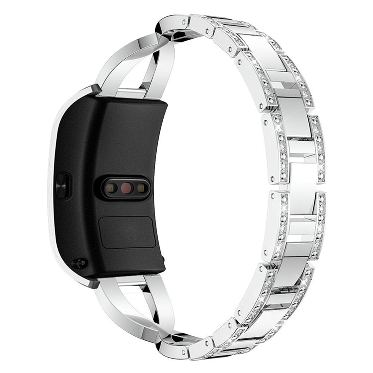 18mm Universal X-design rhinestone watch strap - Silver#serie_2