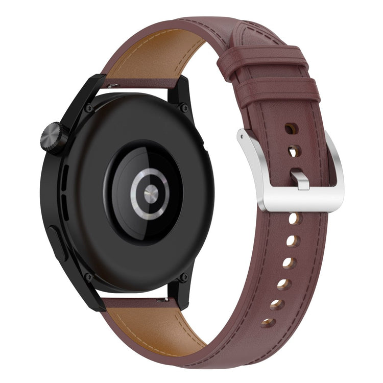22mm Universal cool genuine leather watch strap - Dark Brown#serie_5