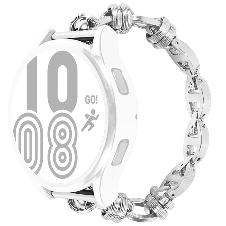 20mm Universal threaded metal chain watch strap - Silver#serie_4