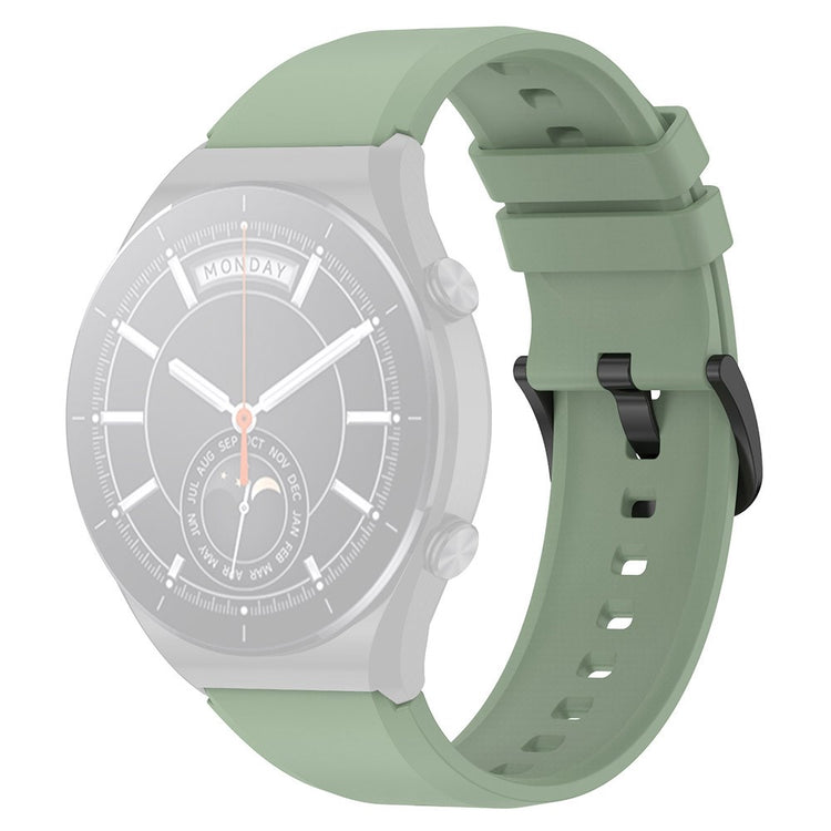 22mm Universal simple silicone watch strap - Light Green#serie_3
